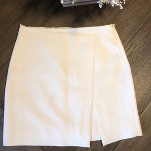 White House black market white skirt